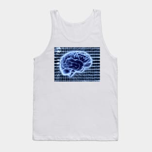 Brain activity, artwork (F006/4626) Tank Top